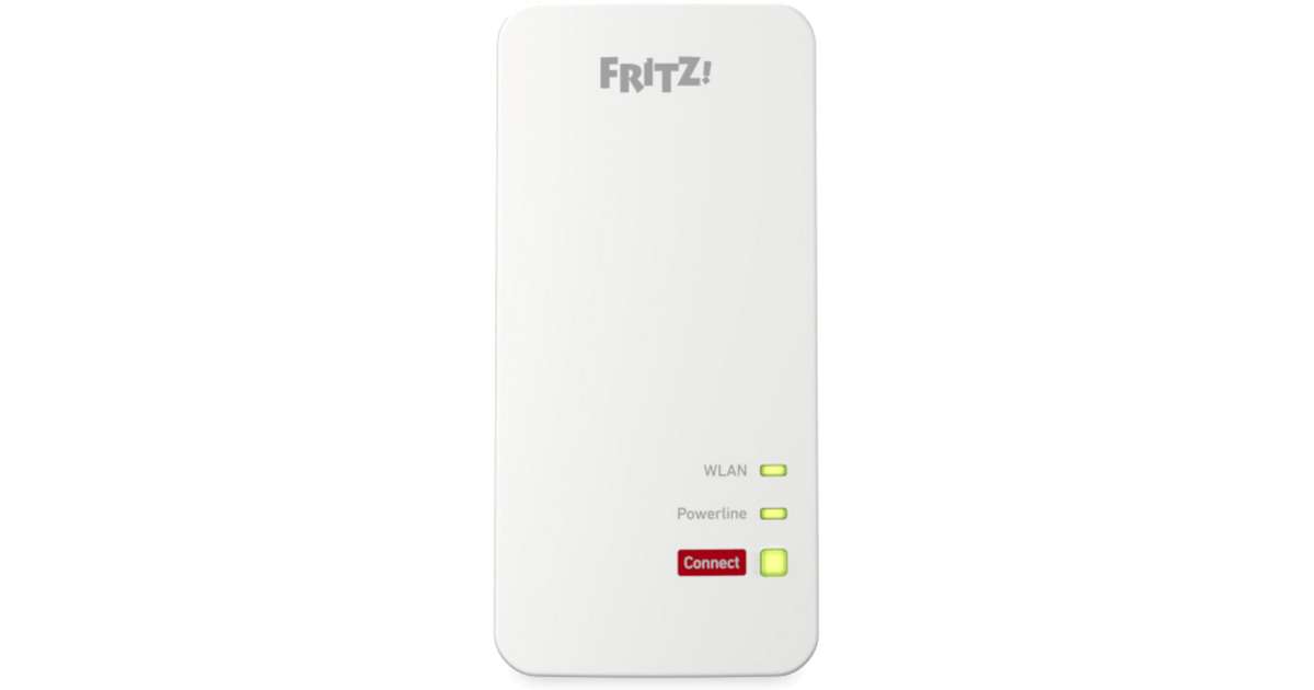 FRITZ!Powerline 1240 AX - German Edition powerline + wlan  (Wit, 1 stuks, WLAN, Wi-Fi)