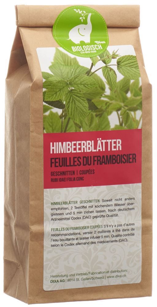 DIXA Himbeerblätter DAC BIO geschnitten 70 g