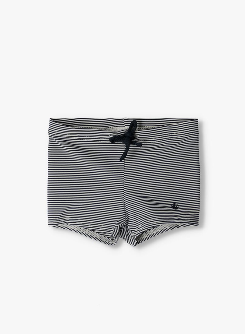 PETIT BATEAU blauw/wit gestreepte petit bateau  a03qr maillot de bain