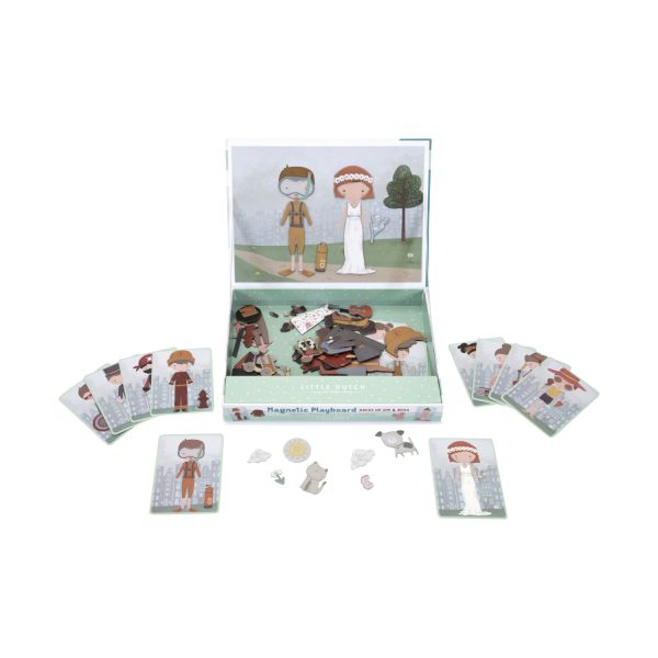Little Dutch Magnetisch Speelbord Jim & Rosa