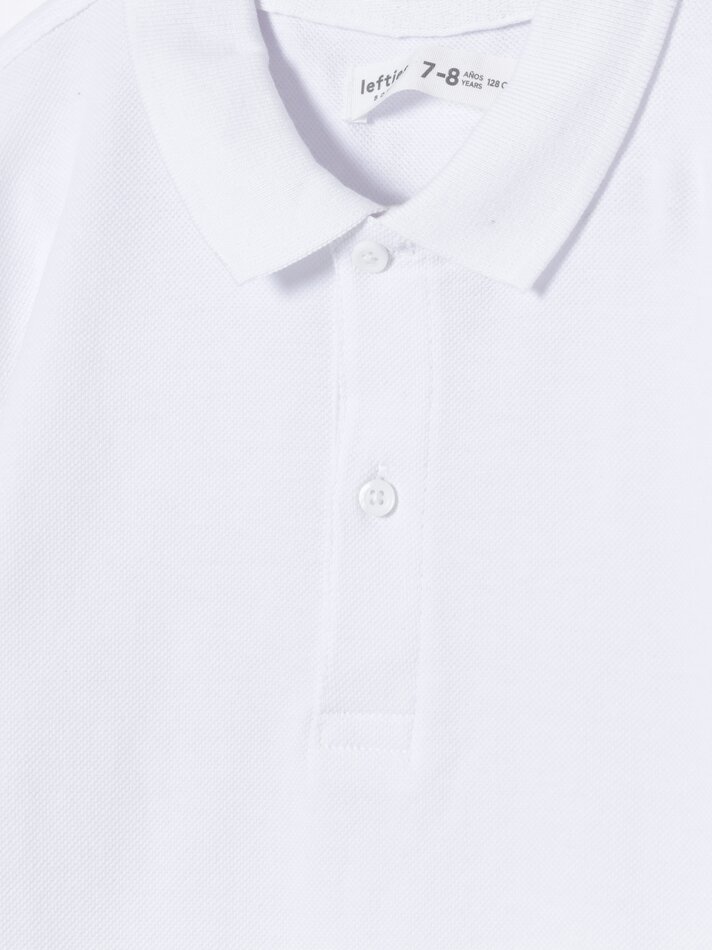 Pacote com 4 camisas polo básicas - Brancas