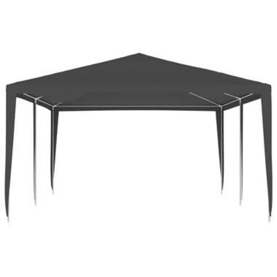 vidaXL - Partytent - Antraciet - Polyetheen