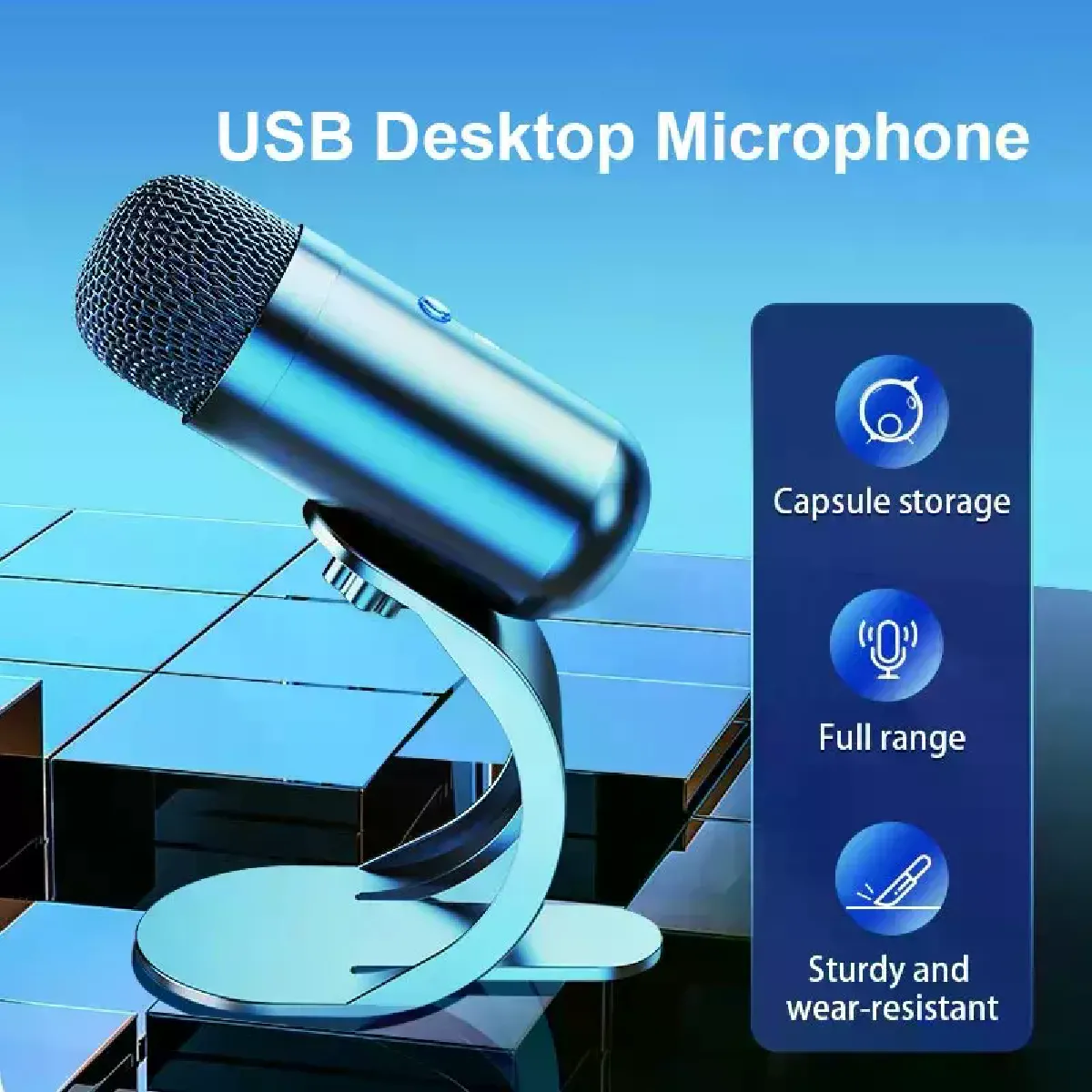 Microphone bureau USB K6 Cfsyls