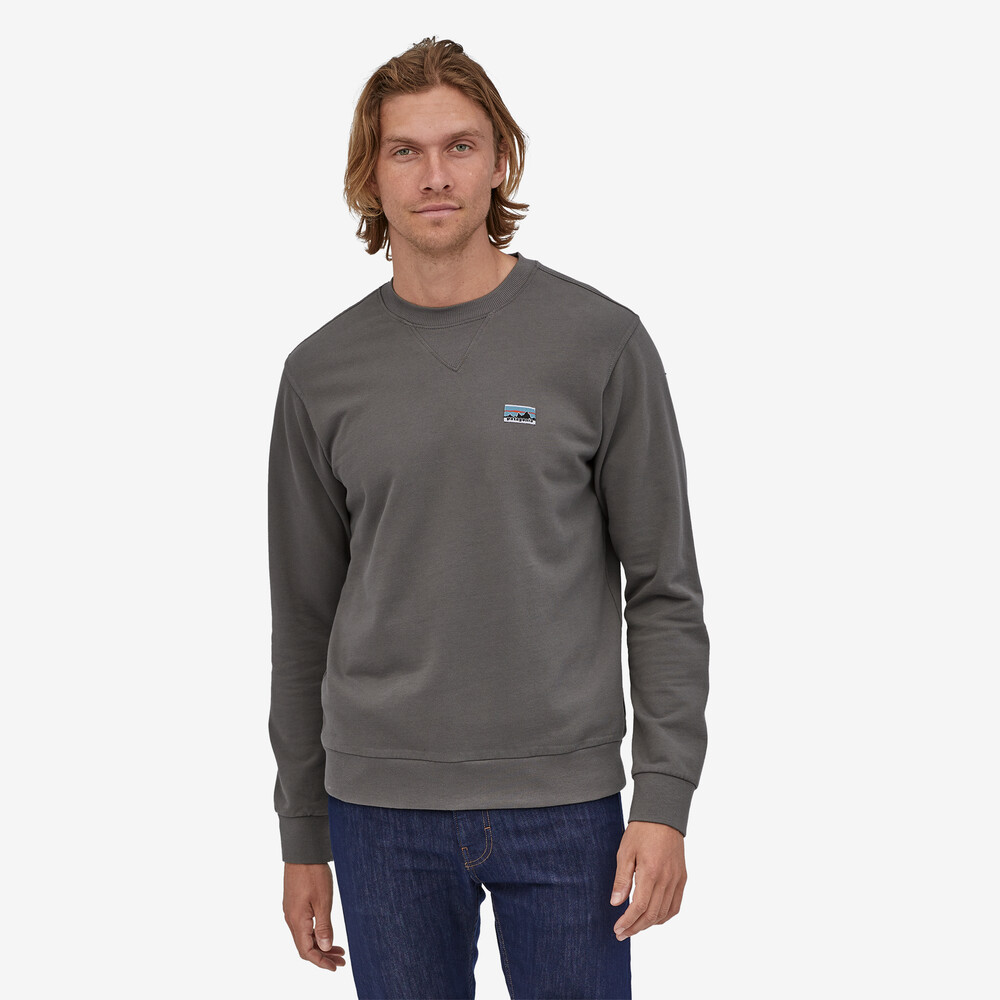 Herren-Sweatshirt aus regenerativer, biozertifizierter Baumwolle mit Rundhalsausschnitt