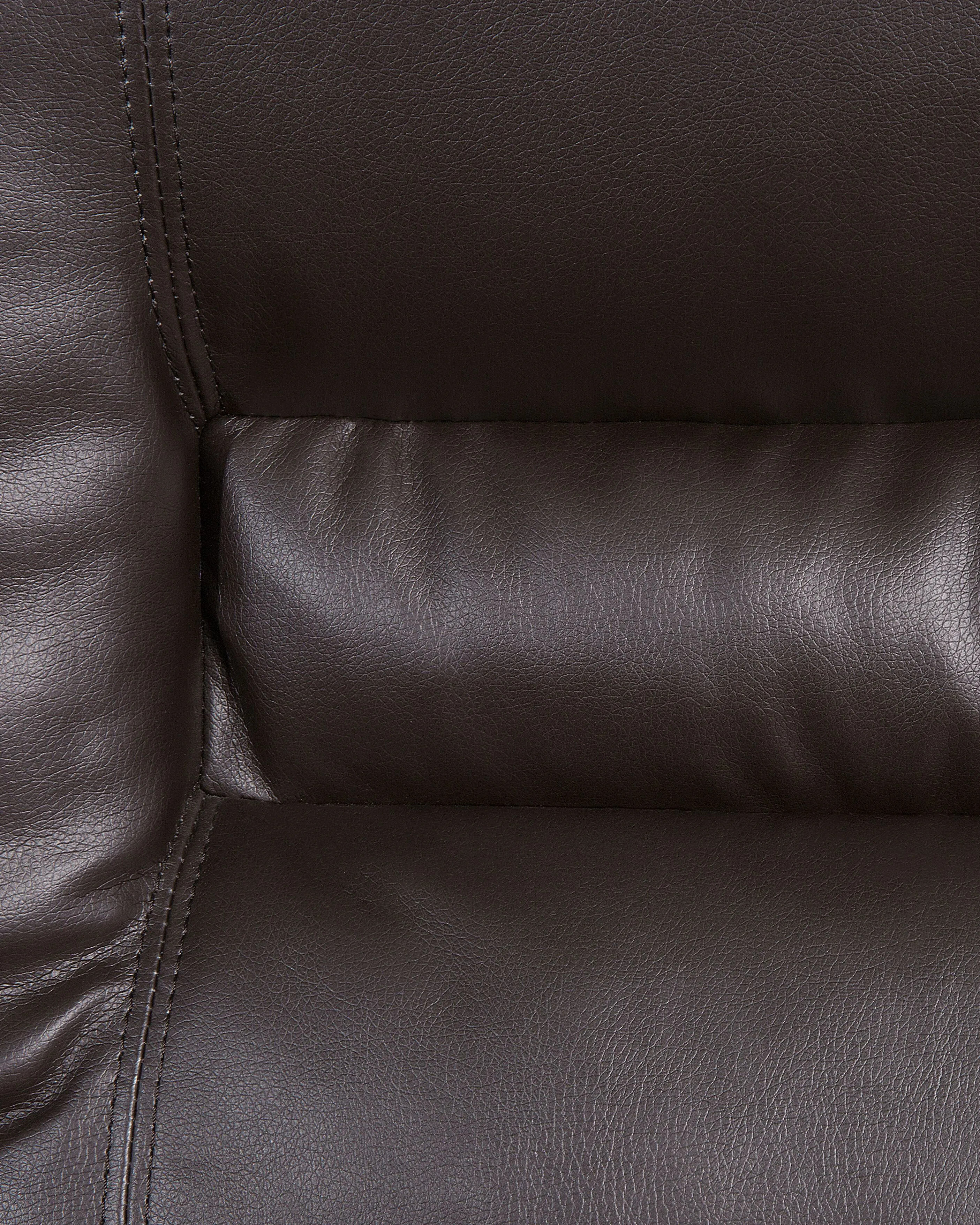 Relaxfauteuil BERGEN inclusief voetensteun Kunstleer Bruin