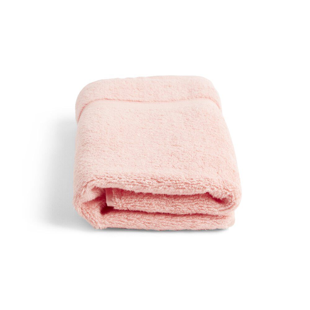 Serviette de toilette coton 50x90cm bleu ou rose