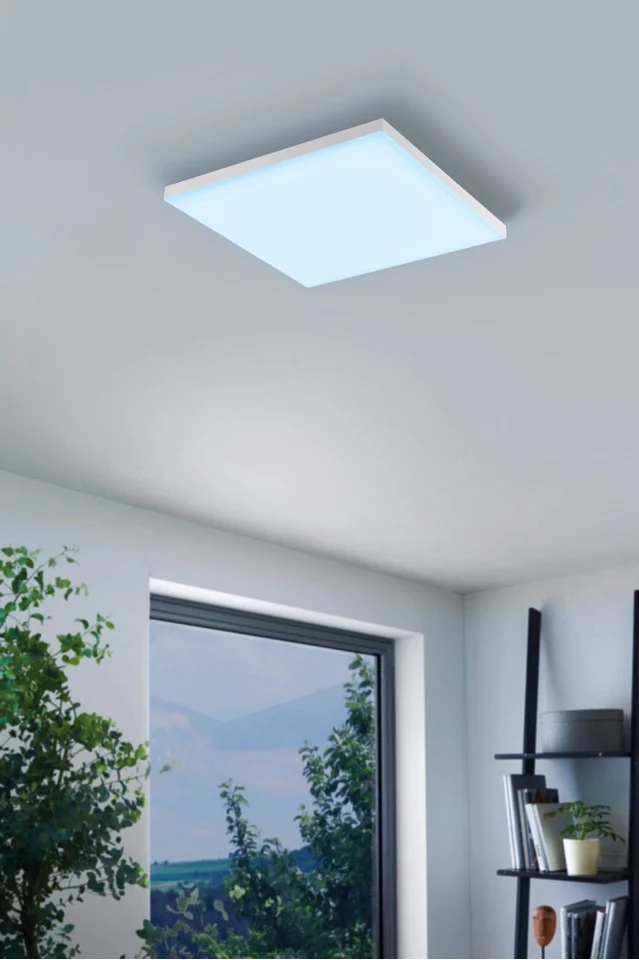 EGLO - Turcona-Z panel hvid 30x30 - RGB + TW - Zigbee, Bluetooth