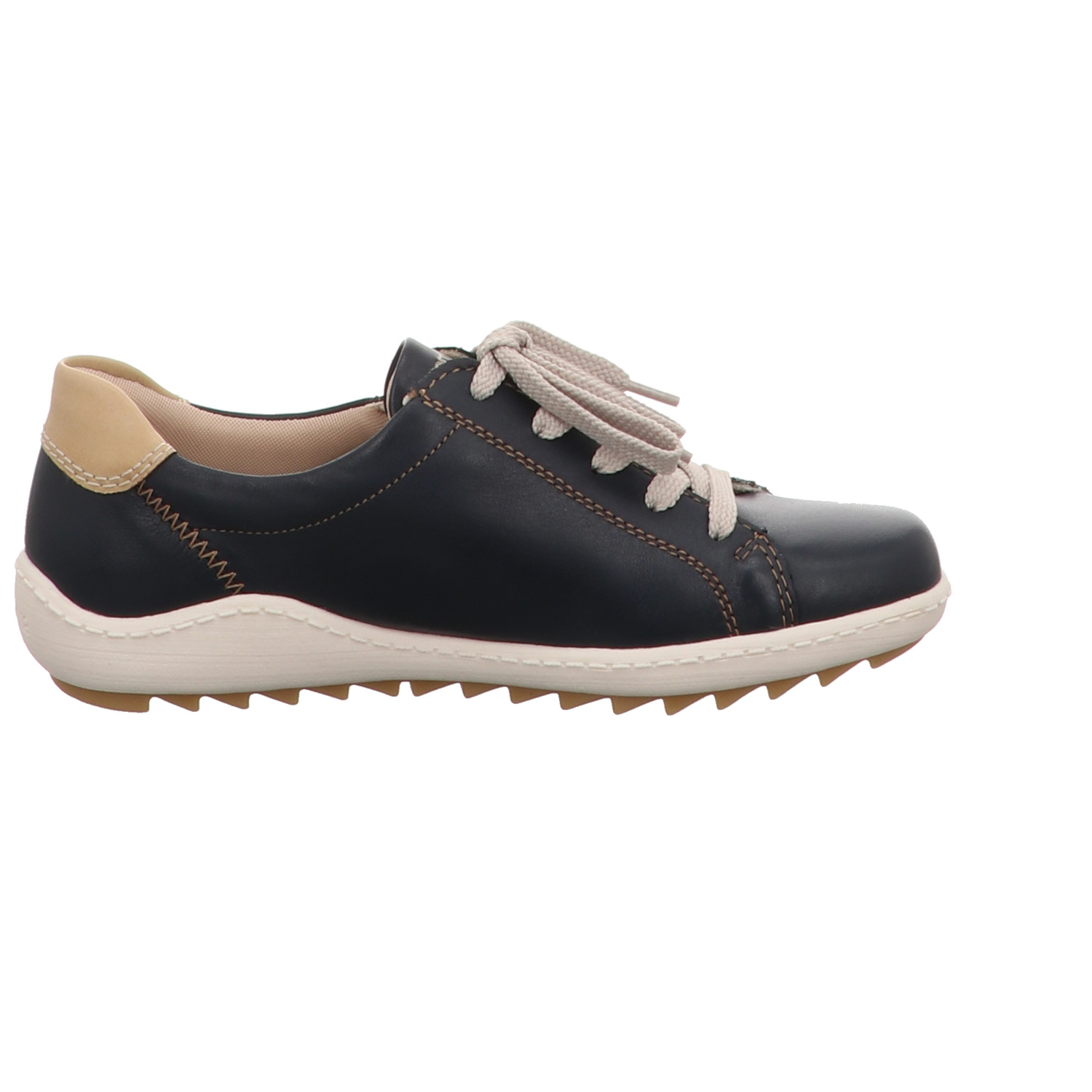 Remonte Schnürhalbschuh blau