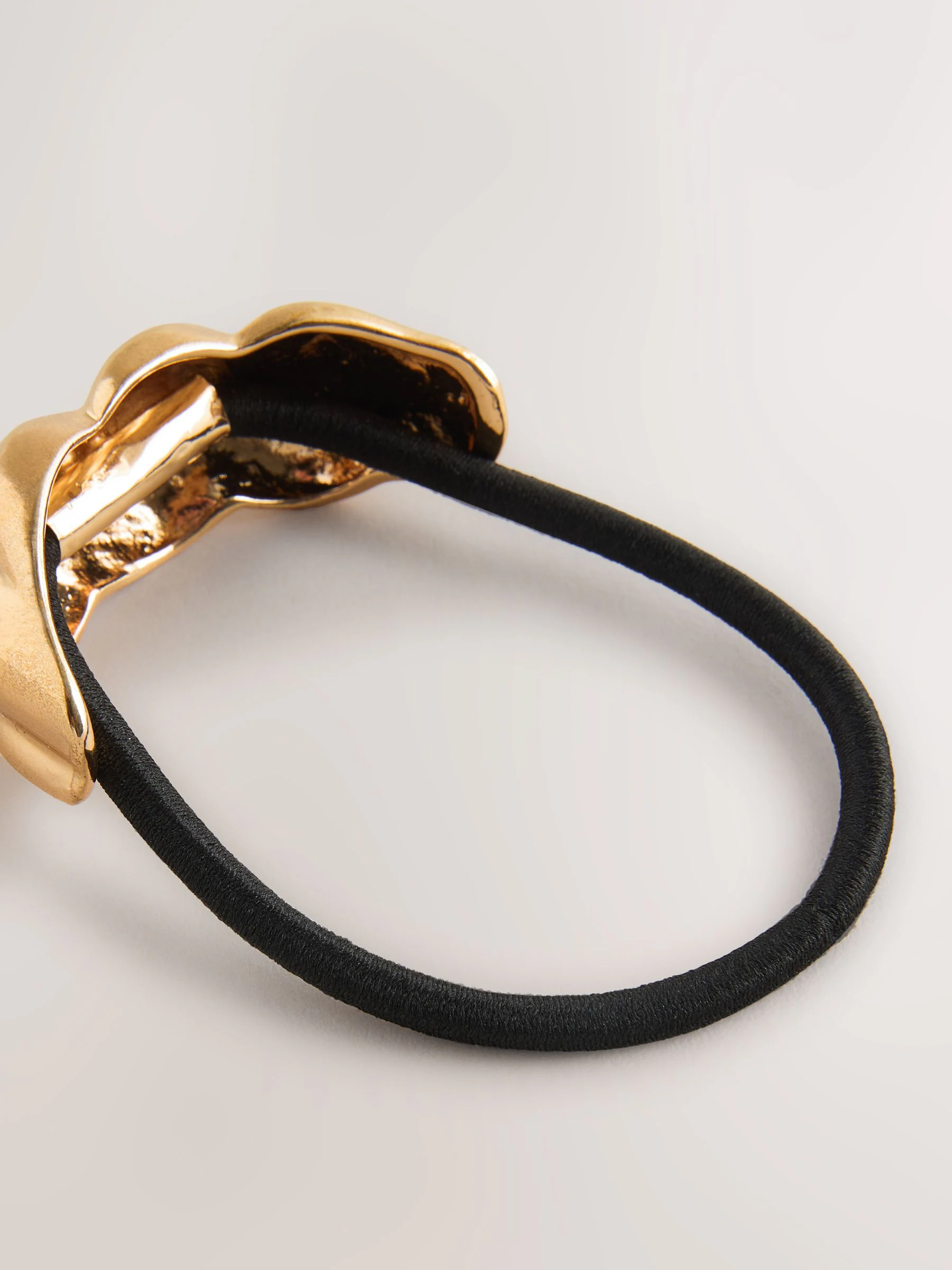 Zwart/goudkleurig - Twist Hair Bobble