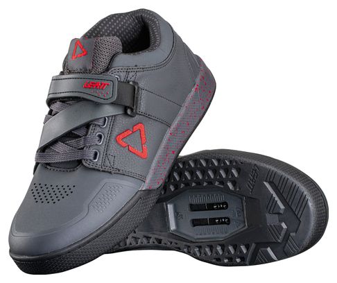 Chaussures Leatt 4.0 Clip Titanium Gris Foncé