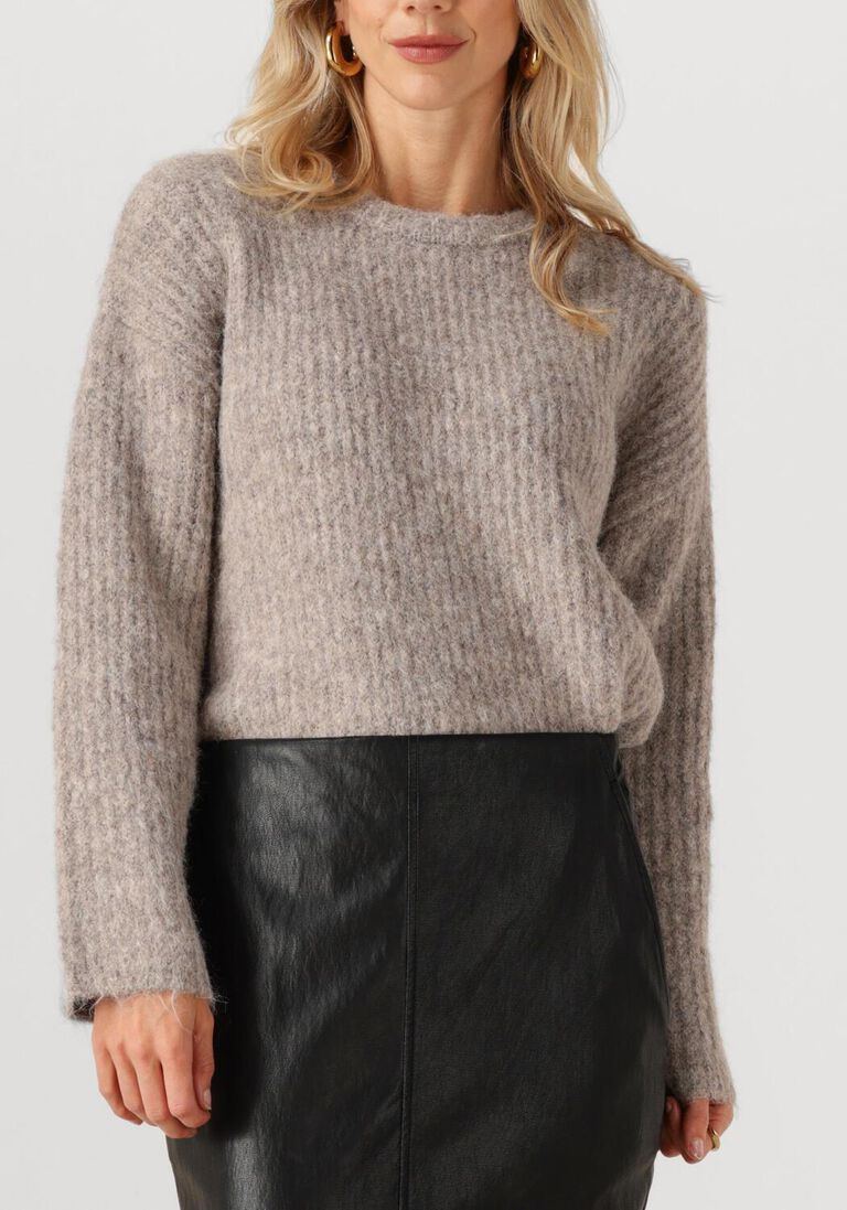 taupe co'couture trui charlie knit