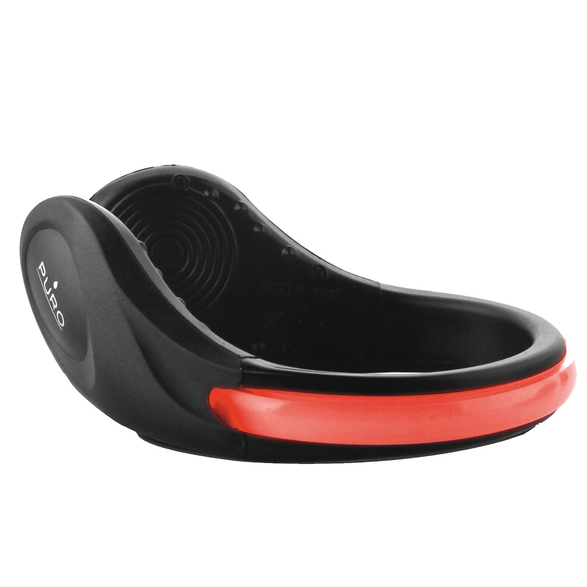 Puro Universal skoklips m/LED-lys (rød)