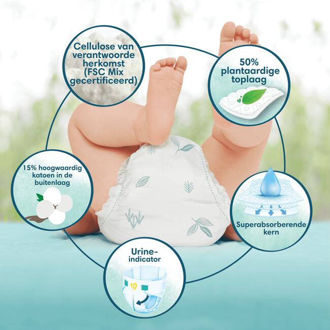 Pampers Harmonie Trio Pack Luiers Maat 5 11-16 KG 93 stuks