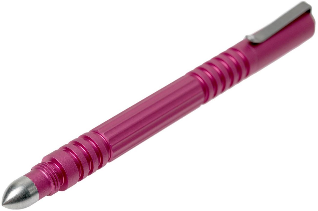Rick Hinderer Investigator Pen Aluminium Matte Pink, tactische pen
