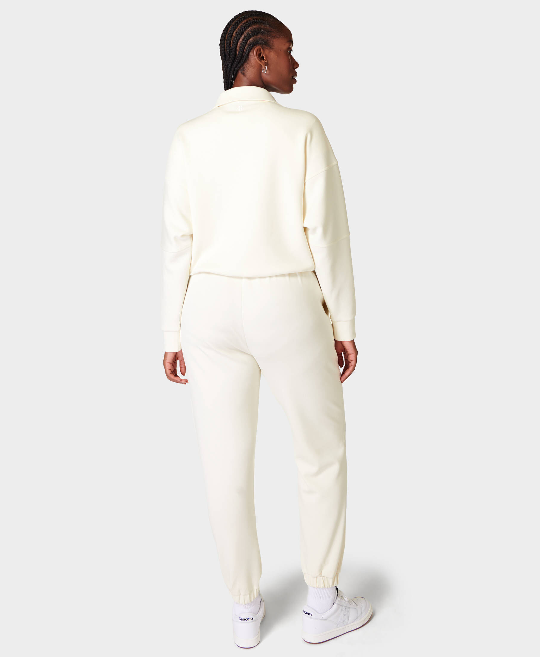 Sweaty Betty London| Damen Sweatshirt SAND WASH FUNNEL NECK HALF ZIP