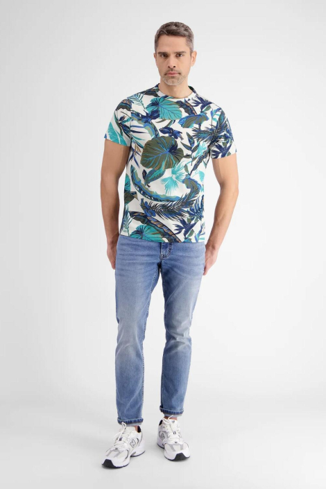 Lerros witte heren t-shirt
