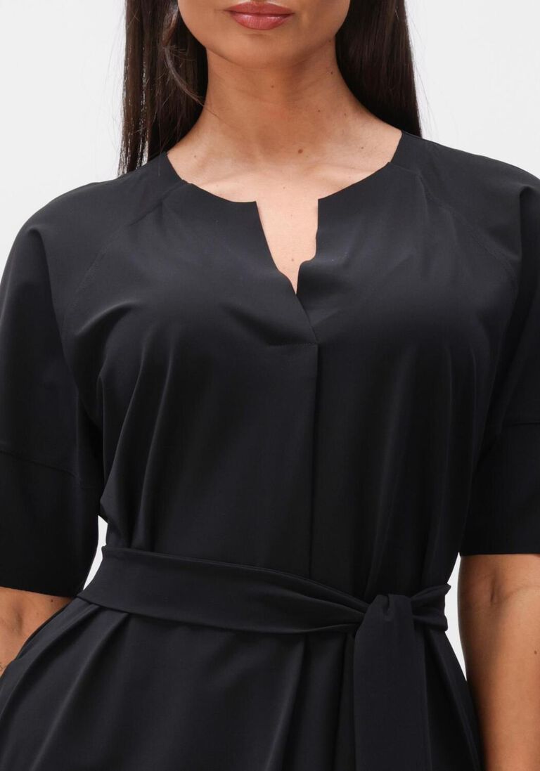 zwarte japan tky midi jurk gero