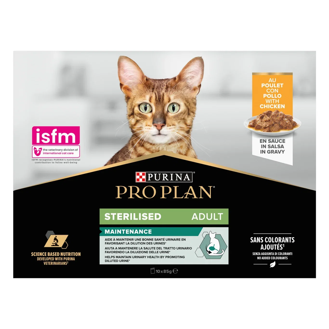 Pro Plan Purina Pro Plan Nutrisavour Sterilised Kylling 10x85 g