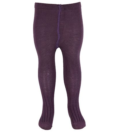 Minymo Strumpfhosen - Wolle - Rib - 2er-Pack - Orchid Haze