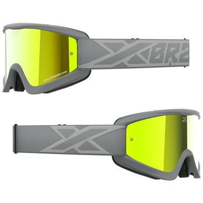 Masque cross EKS GOX FLAT OUT MIRROR - GREY/SILVER - GOLD MIRROR 2023 - Gris