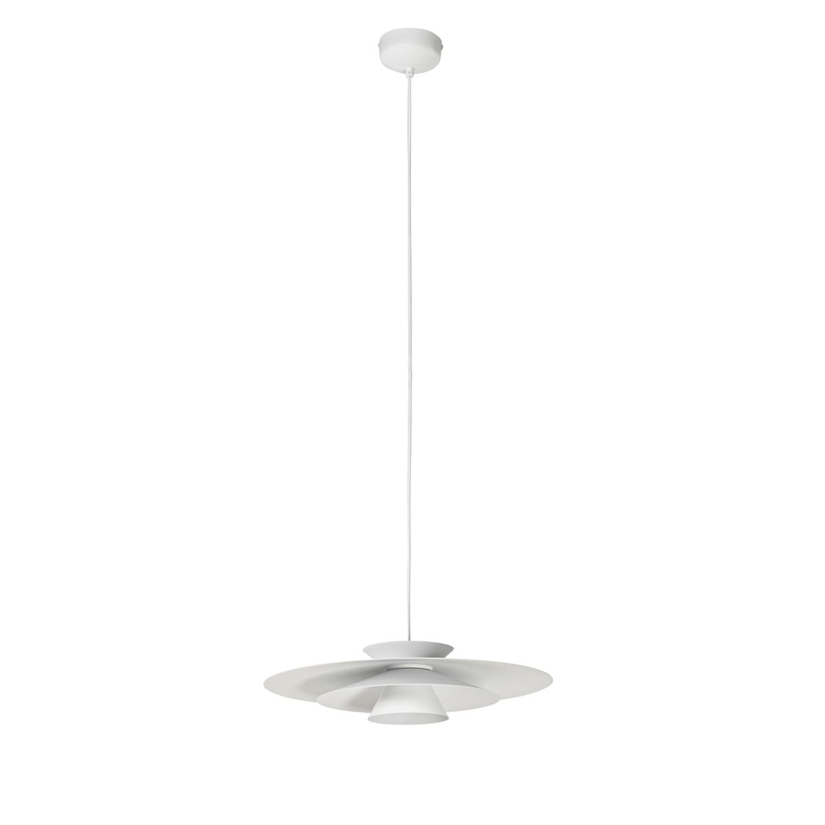 Design hanglamp wit incl. LED 3-staps dimbaar - Pauline