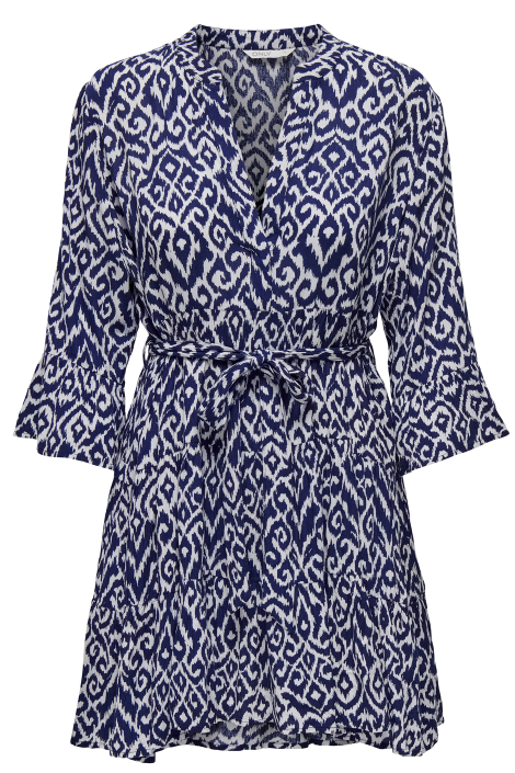 Only blauwe dames jurk