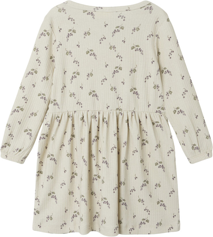 Lil' Atelier NMFGIO LS DRESS LIL Birch/berries