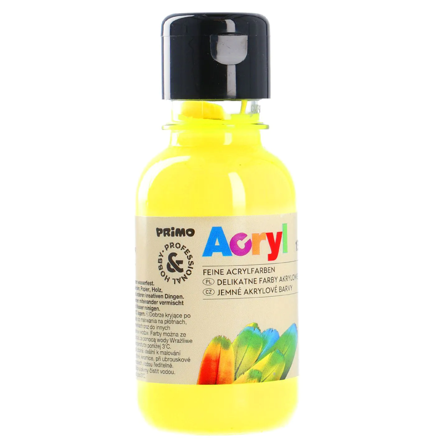 Acrylfarbe gelb-fluoreszierend 130 ml