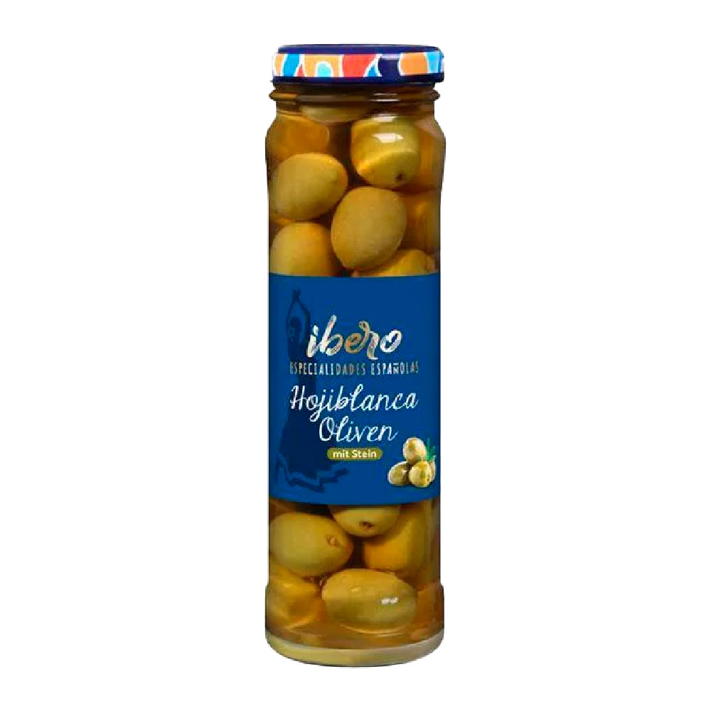 Liakada Hojiblanca Oliven mit Stein 85g MHD:15.7.26