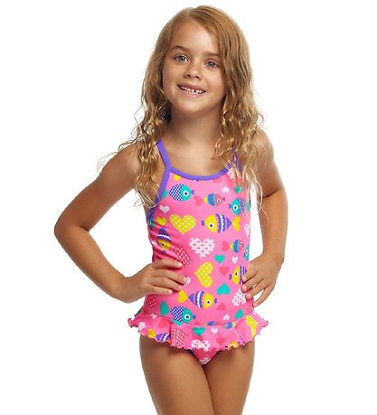 Funkita Badeanzug - Gürtel Frill - UV50+ - Lolly Fish