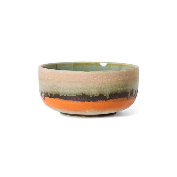 HKliving - 70's Dessertschale, Ø 12,5 cm, burst