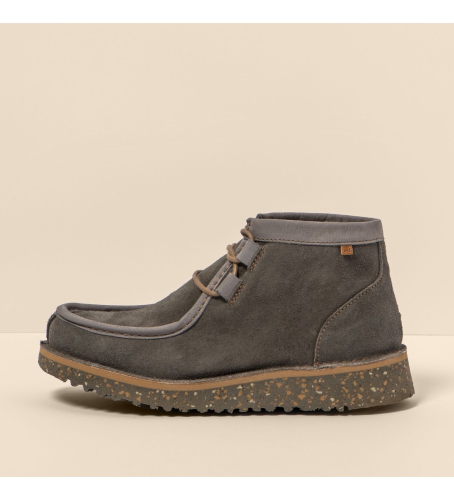 Botas de couro cinza The Naturalist Felsen N5631