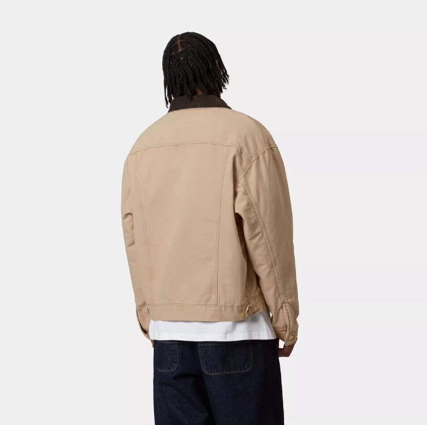 Carhartt WIP Dayton Trucker Jacket Dusty H Brown / Tobacco Stone