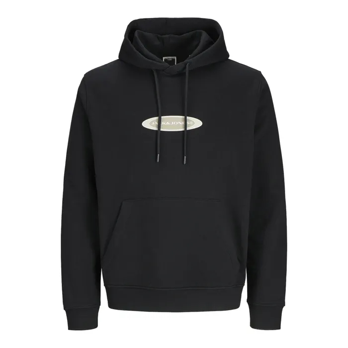 Jack & Jones Core Pacer Logo Print Hoodie Heren