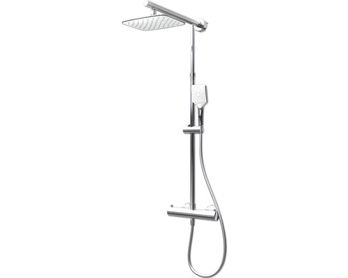 Douchekolom incl. thermostaat Schulte Classic vierkant Wit Stijl D96414 02