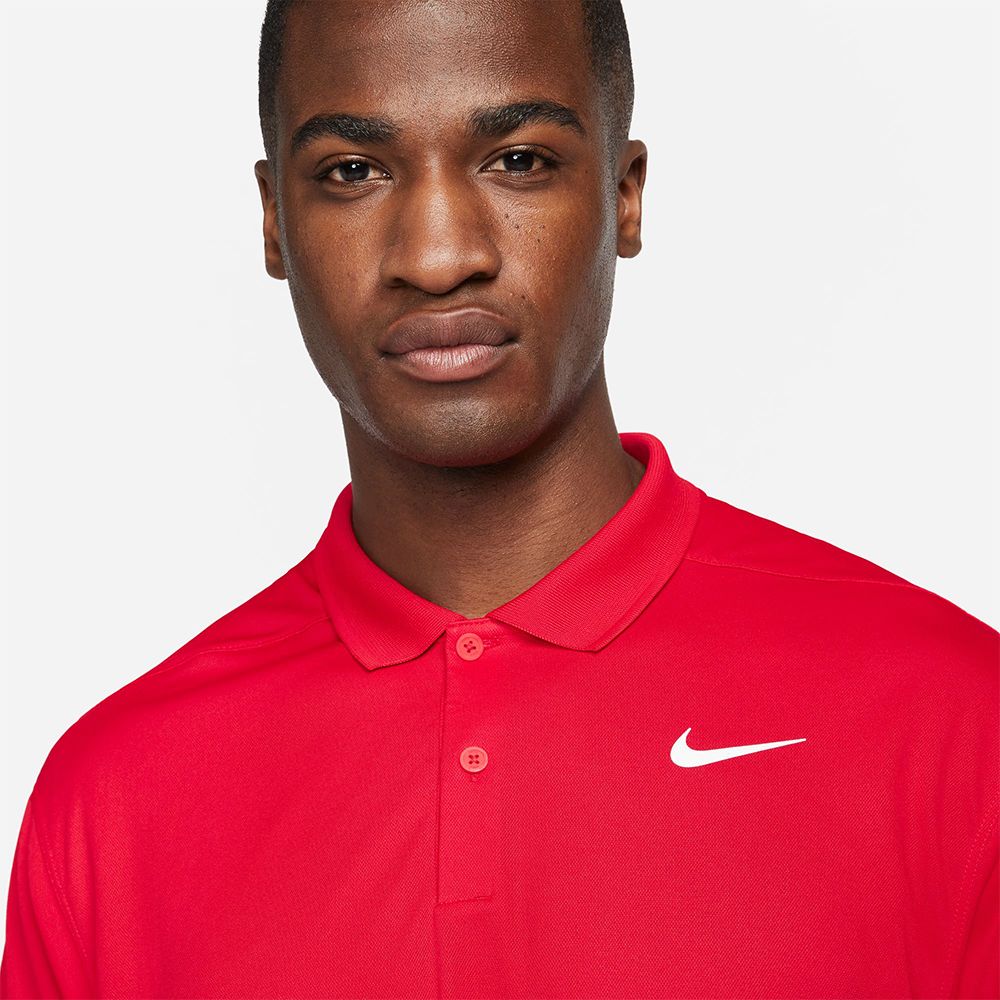 Dri-FIT Victory Pique Herre Rød