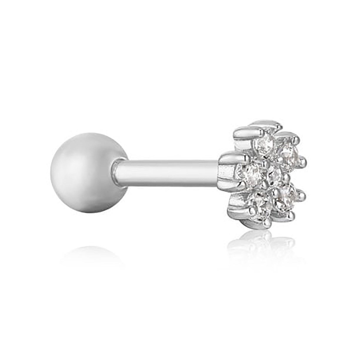 Boucle d'oreille individuelle Ania Haie Sparkle Flower