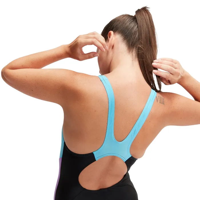 Speedo Colourblock Splice Muscleback Badpak Dames