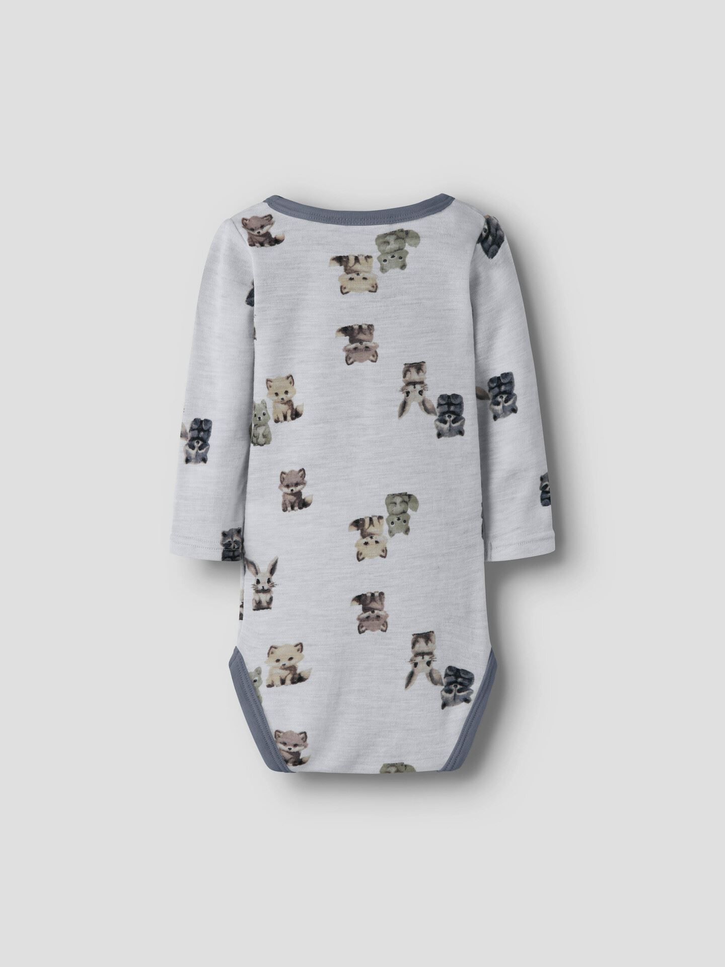 Wang Wool Rib Long Sleeve Body All Over Print