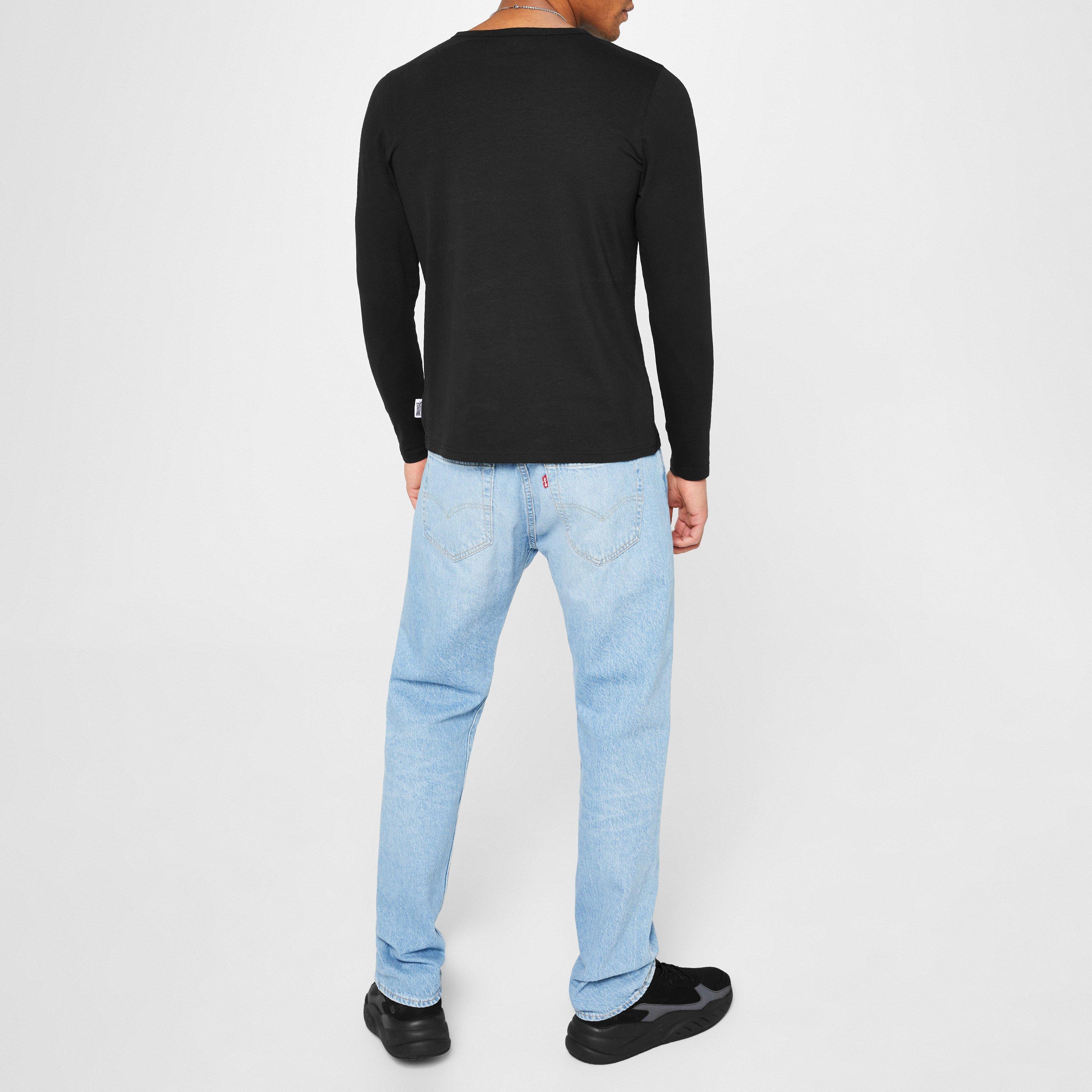 Lonsdale Long Sleeve T Shirt Mens