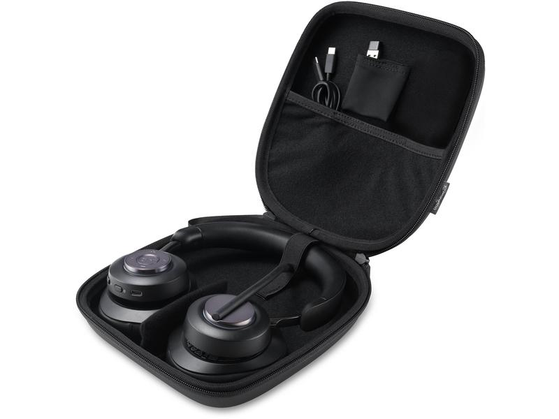 Kensington Headset H3000 Bluetooth Komfortabler USB-C Over-Ear Kopfhörer mit drehbarem Mikrofon und schwenkbaren Ohrmuscheln