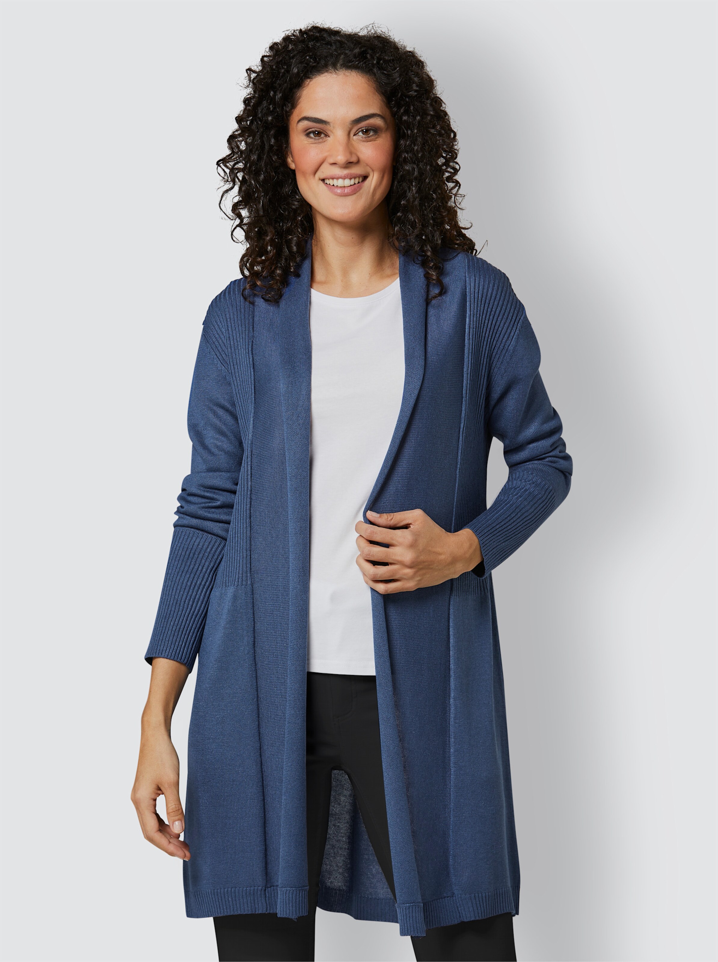 Seiden-Kaschmir-Strickjacke
