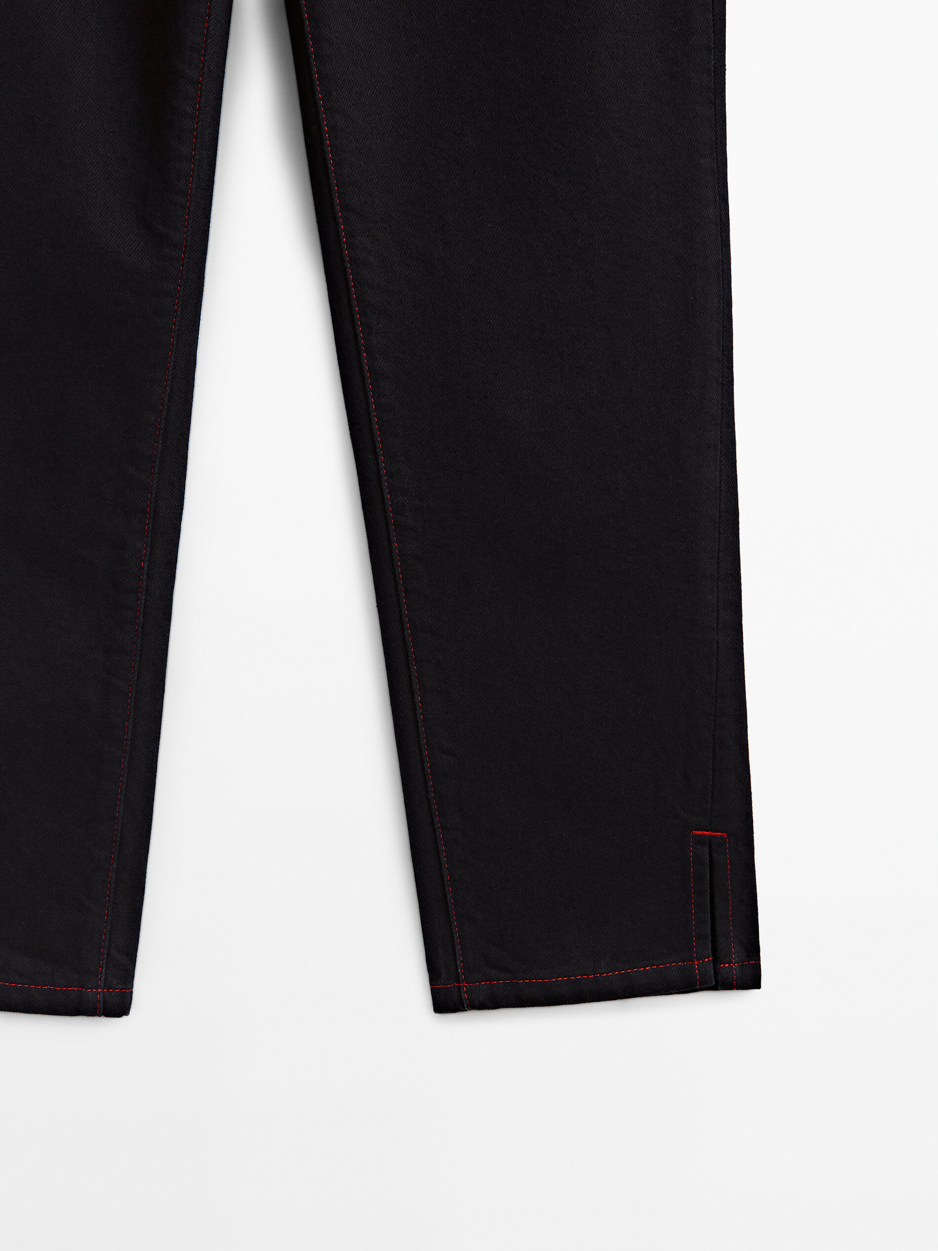 Calça jeans slim fit de cintura alta - AZUL
