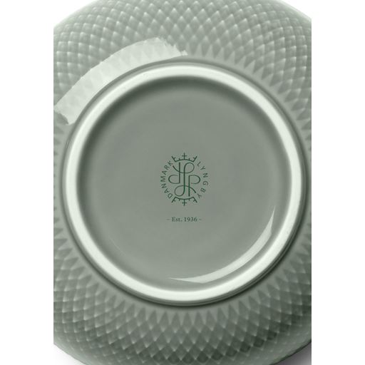 Lyngby Porcelæn Rhombe Earth Skål, Moss, Ø13 cm