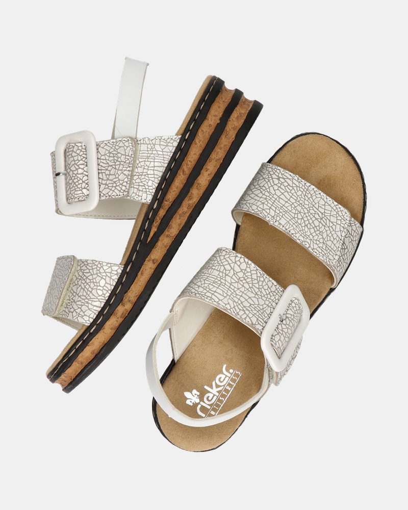 Rieker Antistress Sandalen  - ecru