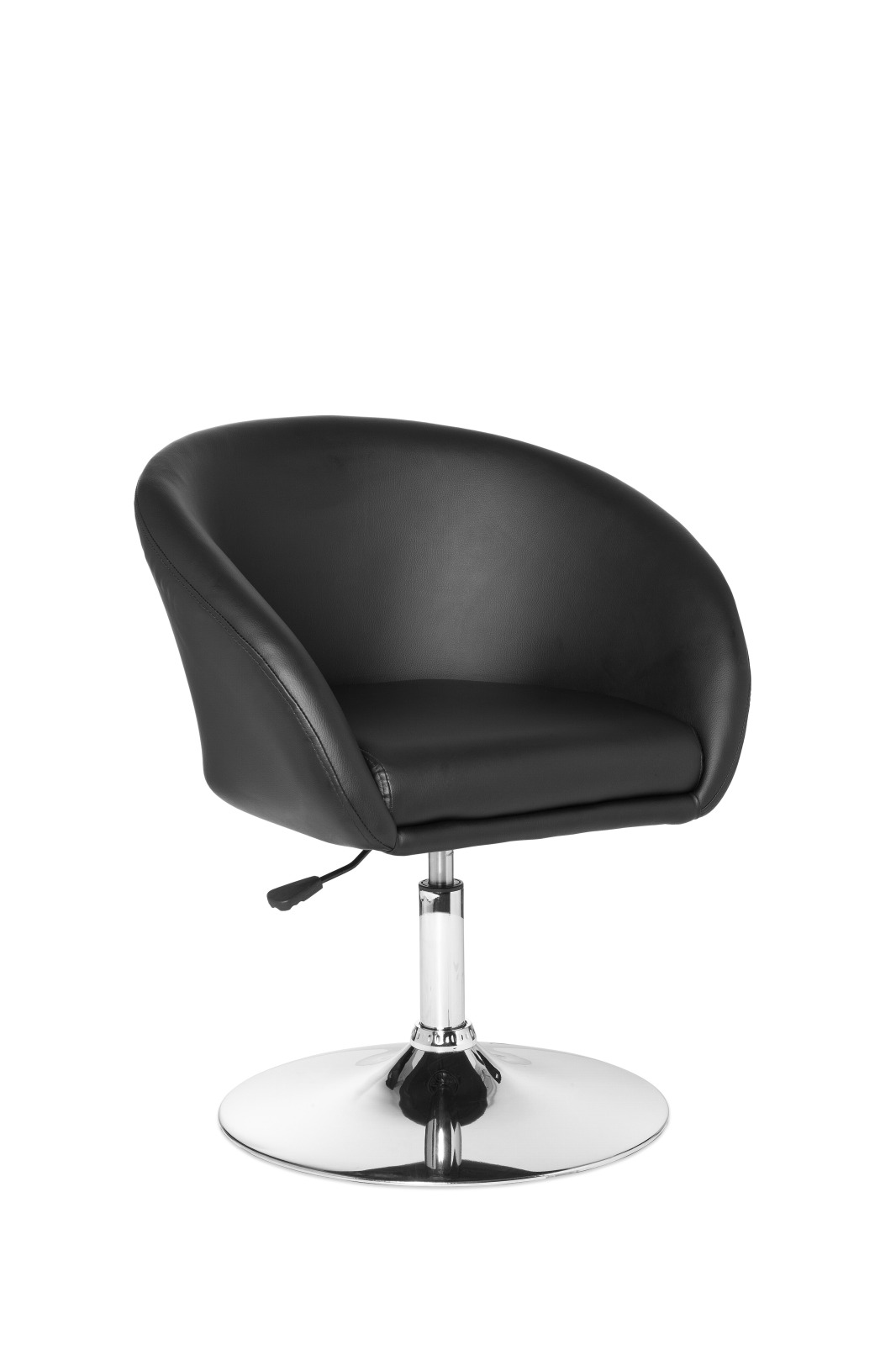Cocktailsessel - schwarz - Kunstleder - 62 cm breit