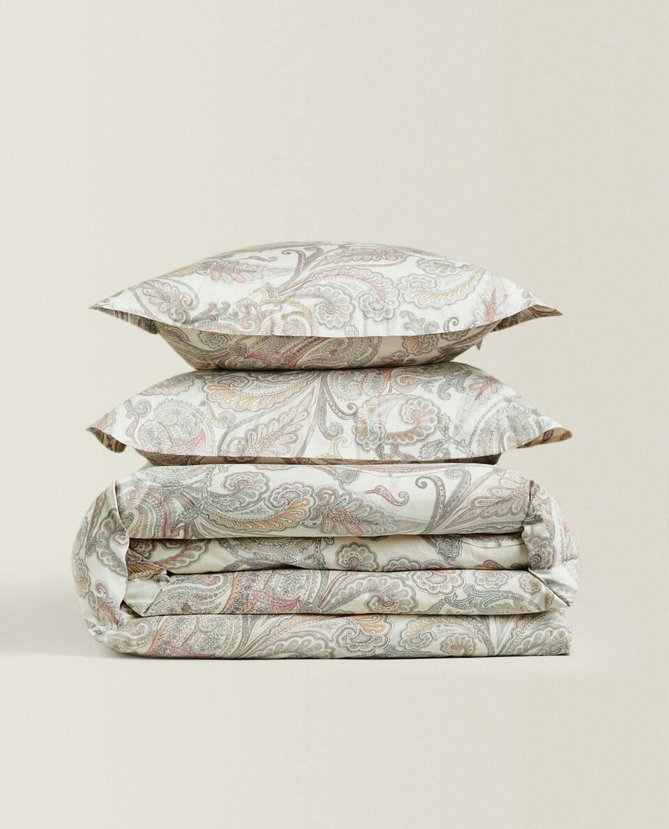 CAPA DE EDREDOM COM ESTAMPA PAISLEY