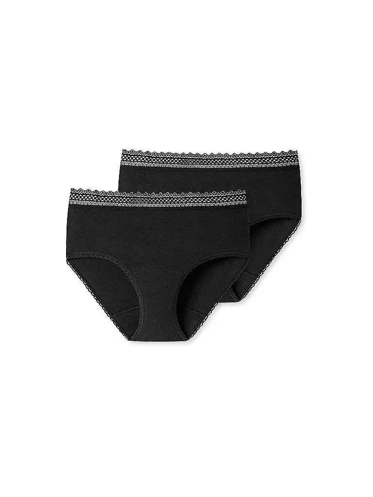 SCHIESSER Periodenpanties 2er Pkg. schwarz