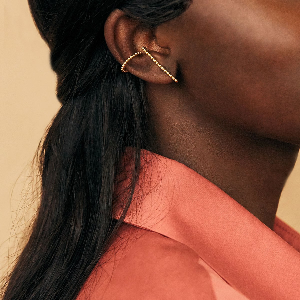 Boucle Ligne De Perles à l'Unité