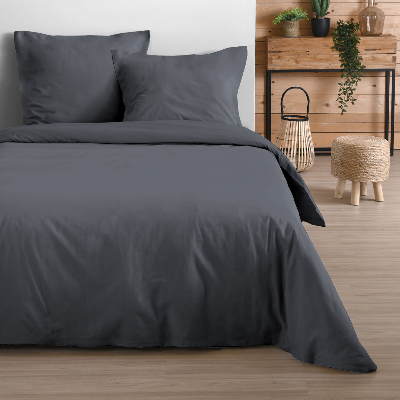 Stof Housse de couette Eden ardoise